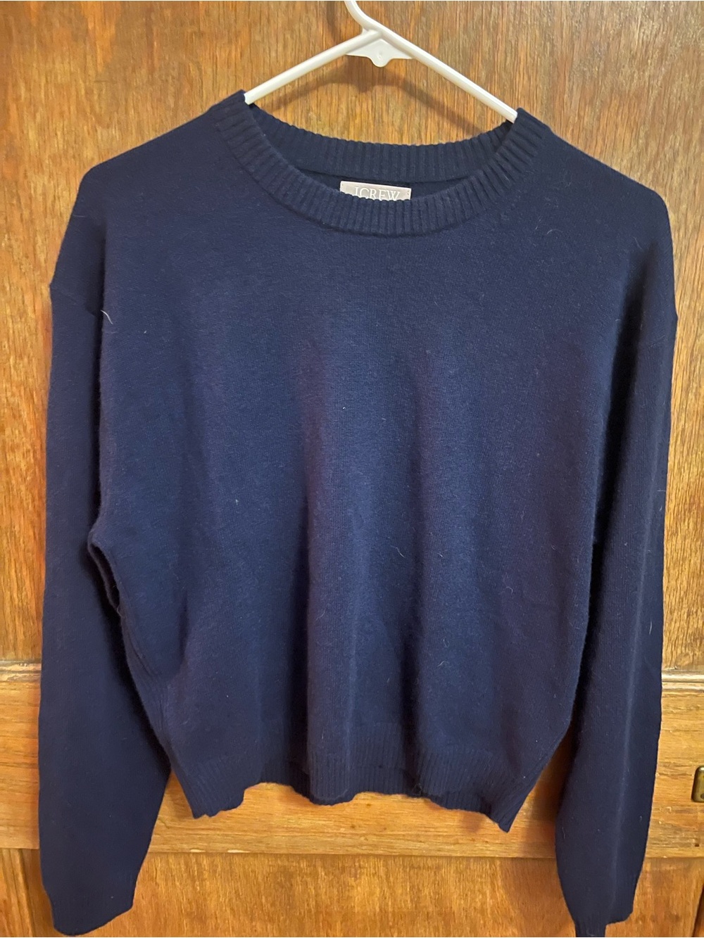 J. Crew Navy Crewneck Pullover Sweater